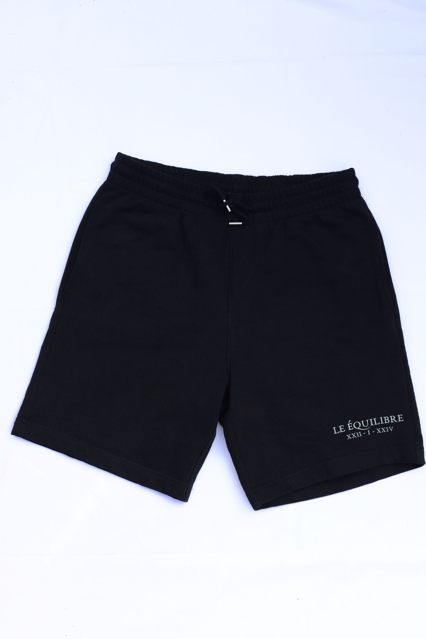 Équilibre Unisex Casual Short Black